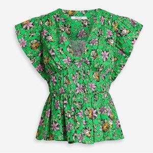 Derek Lam green blouse